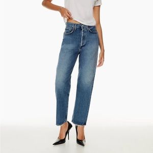 NWT Agolde 90’s Crop Jean in Oblique Size 24 MSRP $298